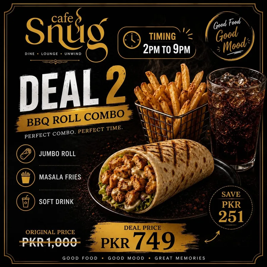 Deal 2 BBQ Roll Combo poster