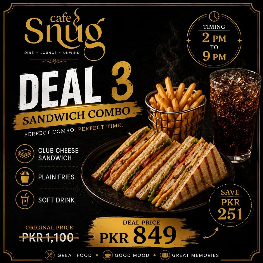 Deal 3 Sandwich Combo poster