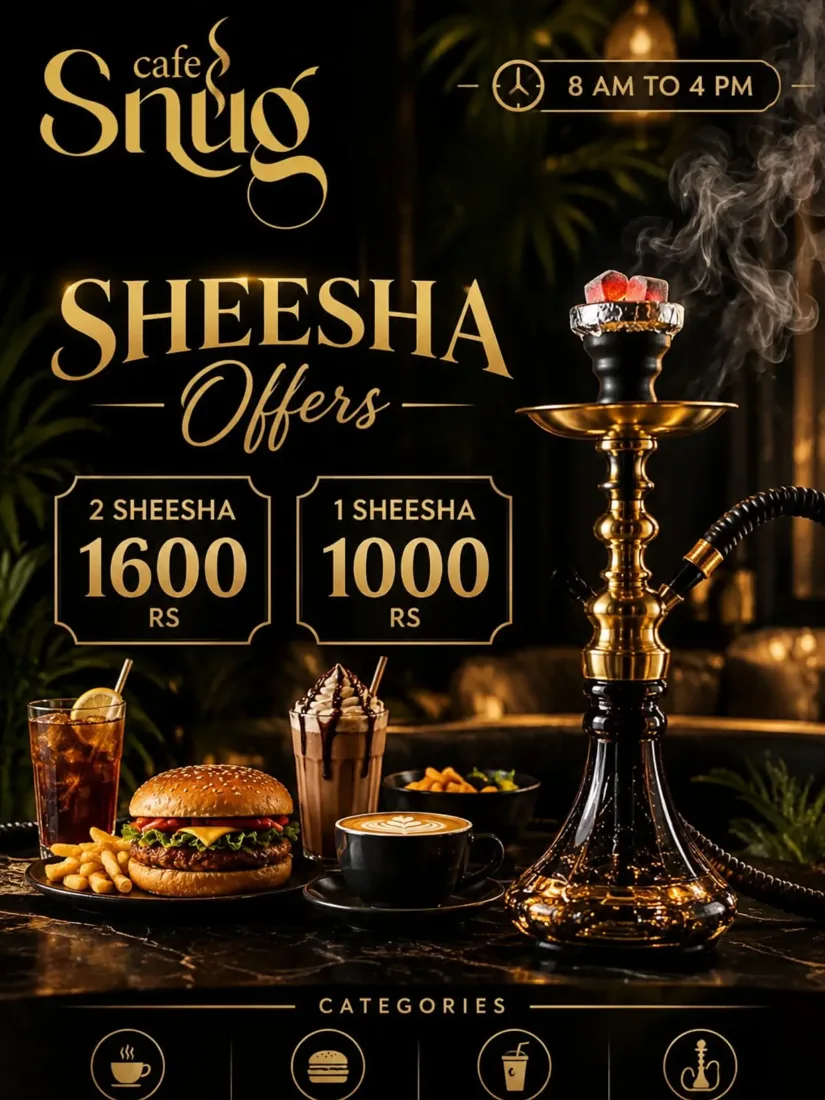 Sheesha Day Offer poster